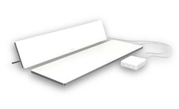 Stanowiskowe panele na podczerwień ETHERMA LAVA DESK ZONE białe