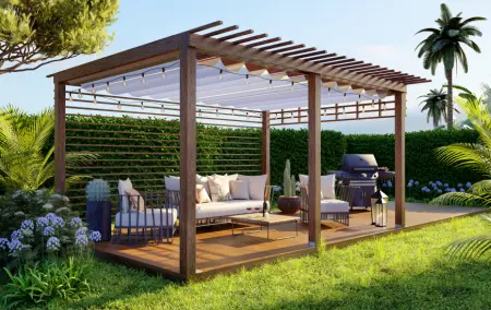 Drewniana pergola