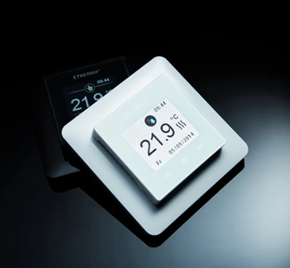 Termostat Regulator pokojowy eTouch Mini Design z dotykowym ekranem, biały