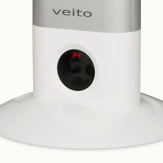 Promiennik podczerwieni przenośny Veito CH1200 RT z pilotem, biały