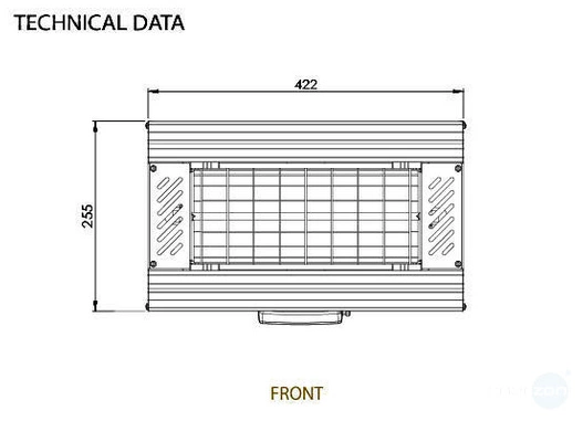 Promiennik podczerwieni Tansun Apollo A1A20 2000W