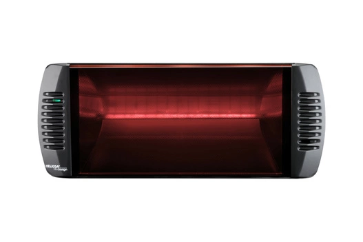 Ciemny szerokokątny promiennik Heliosa Hi-Design WIDE ANGLE BLACK 2000W