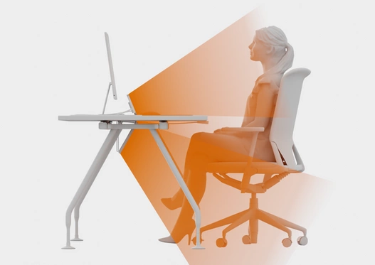 Stanowiskowe panele na podczerwień ETHERMA LAVA DESK ZONE czarny