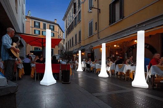 Lampa tarasowa statwy do promeinników Heliosa OBELISK 2w1