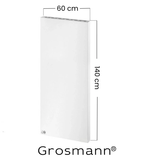 Grzejnik Elektryczny Hybrydowy Grosmann Hybrid RX V 1400 W pionowy z inteligentnym pilotem