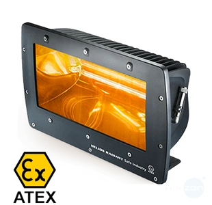 Promiennik podczerwieni Helios Radiant Safe Industry EHSAFE IP66 ATEX