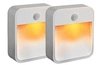 Nocna lampka LED MB720A 2 szt. Amber bezprzewodowa z czujnikiem ruchu i światła