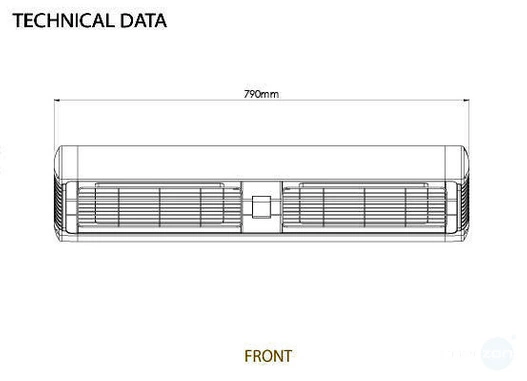 Promiennik podczerwieni Tansun Sorrento Ceramic Double 2600W