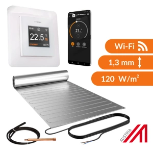 Zestaw mata grzewcza pod panele Etherma LT 6 m2 120W/m2 z termostatem eTouch Pro WiFi, białym