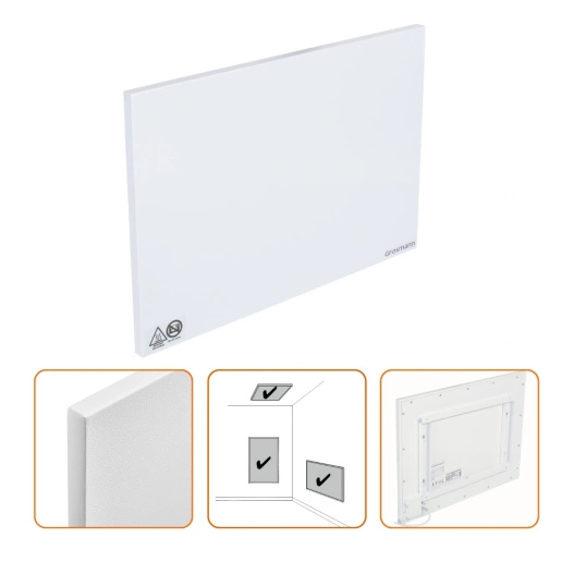 Panel grzewczy na Podczerwień Grosmann Infra ISP 300 - OUTLET