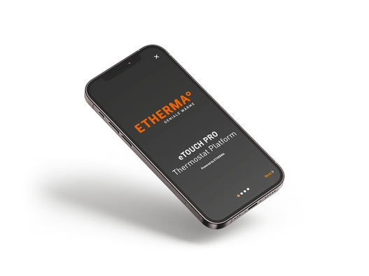 Termostat WiFi ETHERMA eTouch PRO GIRA Design z dotykowym ekranem