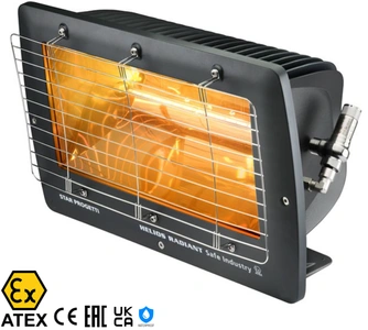 Promiennik podczerwieni Helios Radiant Safe Industry EHSAFE IP66 ATEX