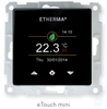 Termostat Regulator pokojowy eTouch Mini Design z dotykowym ekranem, czarny