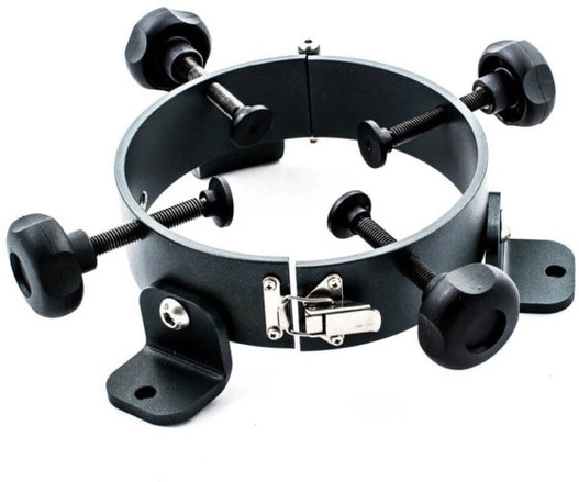 Uchwyt parasolowy TRIS do montażu trzech promienników Heliosa srebrny