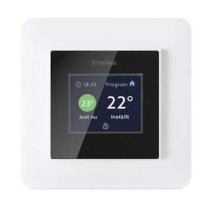 Termostat Regulator pokojowy eTouch ECO z dotykowym ekranem, k. czarny