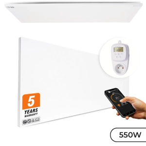 Zestaw Panel na Podczerwień Grosmann Infra ISP 550 W z termostatem WiFi