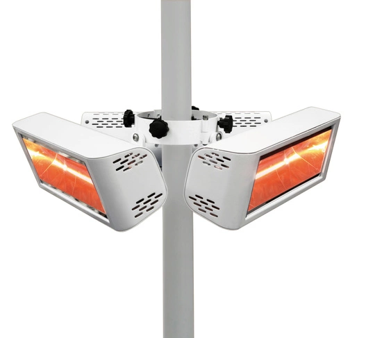 Uchwyt parasolowy TRIS do montażu trzech promienników Heliosa antracyt