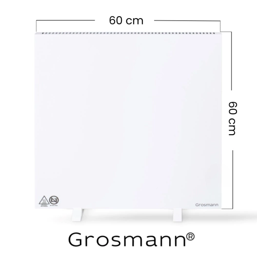 Grzejnik Elektryczny Hybrydowy Grosmann Hybrid RX 600 W z inteligentnym pilotem