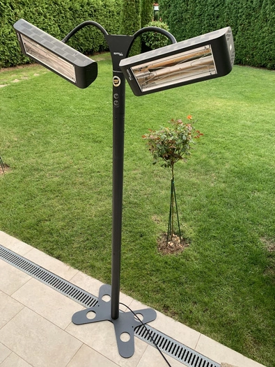 Przenośny promiennik tarasowy Heliosa Hi-Design 993 3000W IPX5