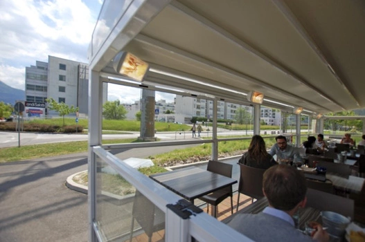 Promiennik podczerwieni Heliosa Hi-Design 66 2000W IPX5 biały