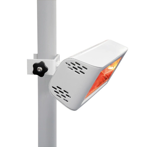 Uchwyt parasolowy do promienników Heliosa oraz Varma 66mm srebrny