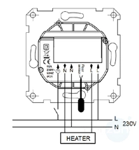 Termostat regulator pokojowy eTWIST BlueTooth APP