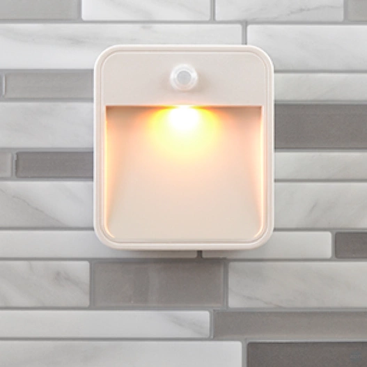 Nocna lampka LED MB720A 2 szt. Amber bezprzewodowa z czujnikiem ruchu i światła