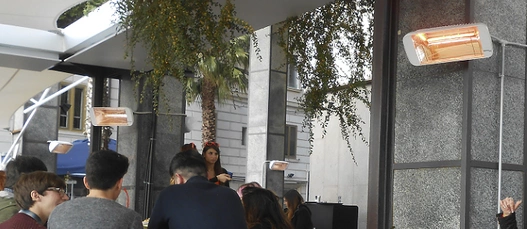 Promiennik podczerwieni Heliosa Hi-Design 66 2000W IPX5 biały