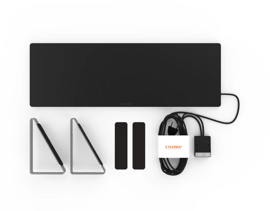 Panel grzewczy pod biurko ETHERMA LAVA DESK SUB czarny