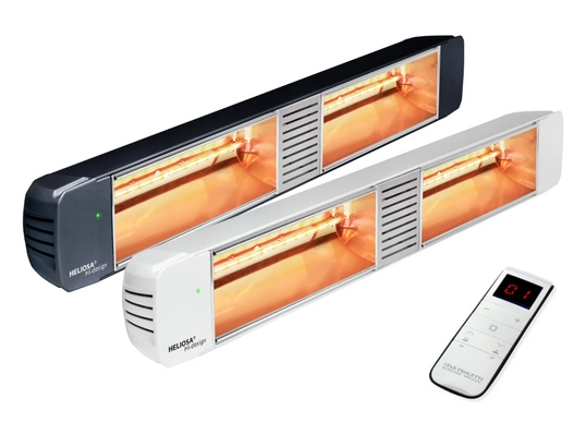 Mocny promiennik tarasowy Heliosa Hi-Design 88 RADIO 3000W biały