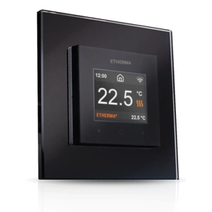 Termostat WiFi ETHERMA eTouch PRO GIRA Design z dotykowym ekranem czarny