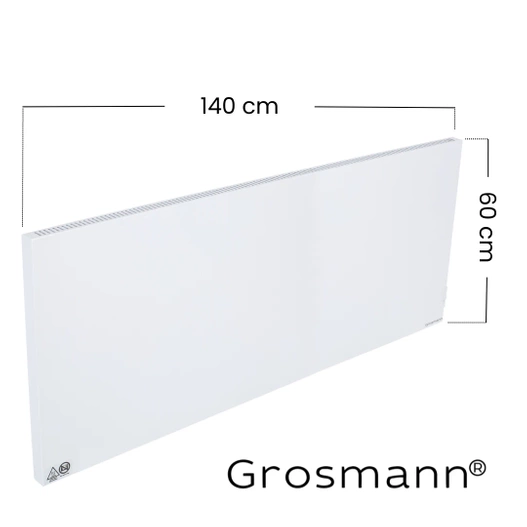 Grzejnik Elektryczny Hybrydowy Grosmann Hybrid RX 1400 W z inteligentnym pilotem