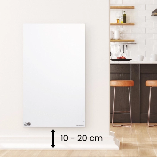 Grzejnik Elektryczny Hybrydowy Grosmann Hybrid RX V 1000 W pionowy z inteligentnym pilotem