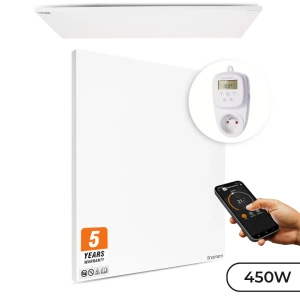 Zestaw Panel na Podczerwień Grosmann Infra ISP 450 W z termostatem WiFi