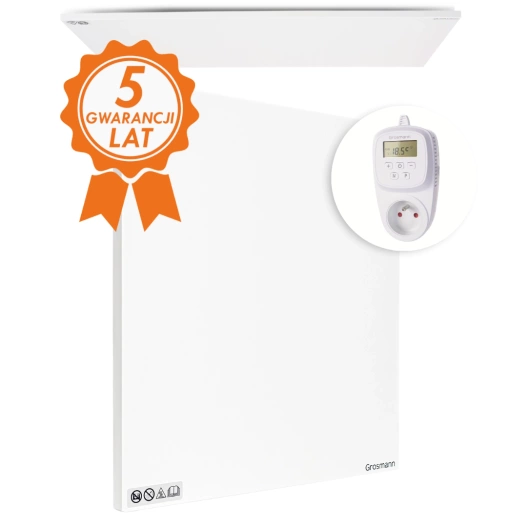 Panel na Podczerwień Grosmann Infra ISP 450 W z termostatem GT40 do 9-13 m2