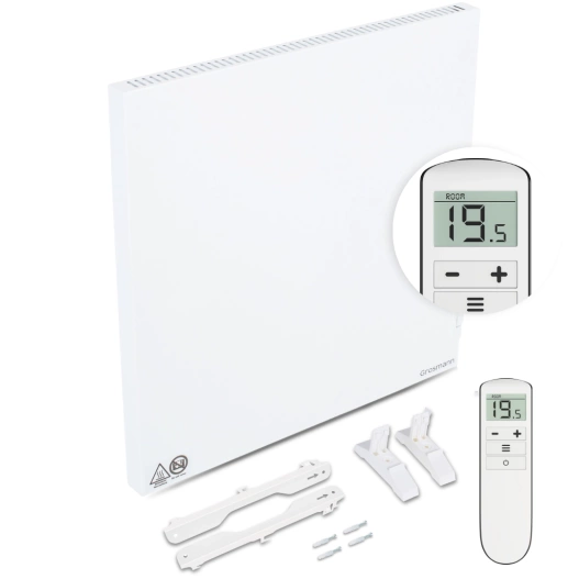 Grzejnik Elektryczny Hybrydowy Grosmann Hybrid RX 600 W z inteligentnym pilotem