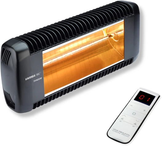 Promiennik podczerwieni VARMA Tandem RADIO 2000W IPX5 czarny