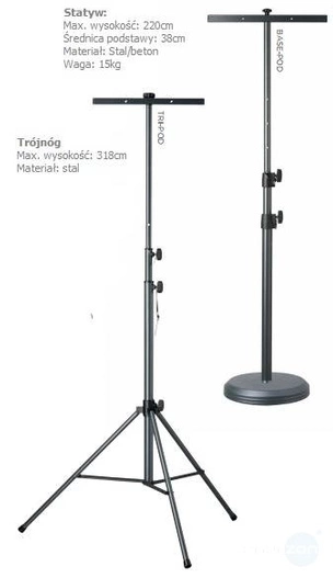 Statyw regulowany do promienników ciepła Solamagic Tripod