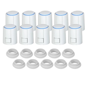 10x Siłownik termoelektryczny  Mohlenhoff Alpha 5 (NC) z adapterami 230V