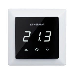 Termostat Regulator pokojowy ETHERMA eTouch Basic z dotykowym ekranem, czarny