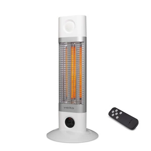 Promiennik podczerwieni przenośny Veito CH1200 RT z pilotem, biały