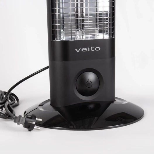 Przenośny Promiennik Veito CH1800 RT Full Black z pilotem