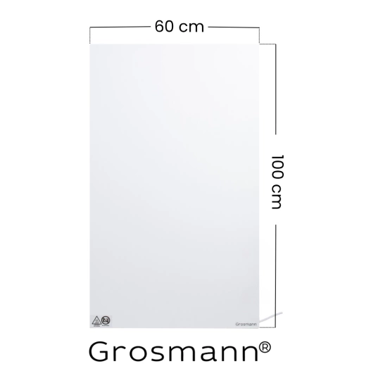Grzejnik Elektryczny Hybrydowy Grosmann Hybrid RX V 1000 W pionowy z inteligentnym pilotem